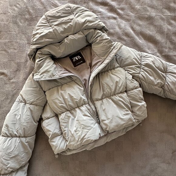 ZARA Quilted Puffer Jacket - Picture 4 of 4